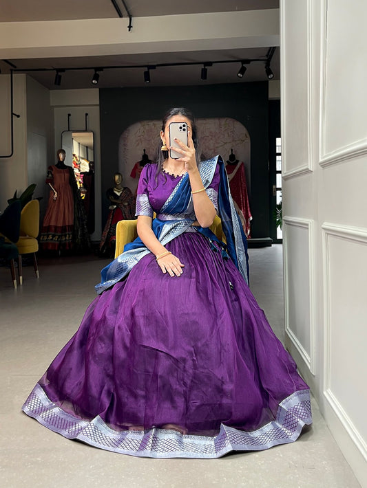 Silk Lehenga choli