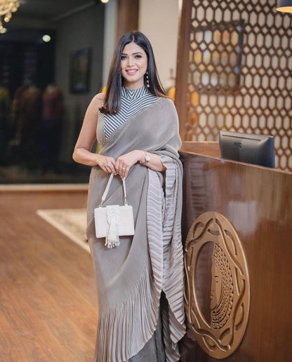 Jalar Pleated Sarees