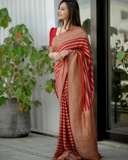 Georgette silk saree