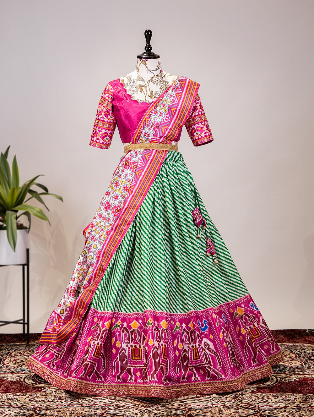 Chinnon lehenga choli