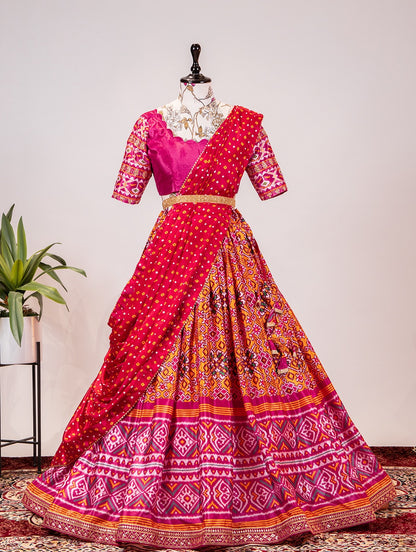 Chinnon lehenga choli