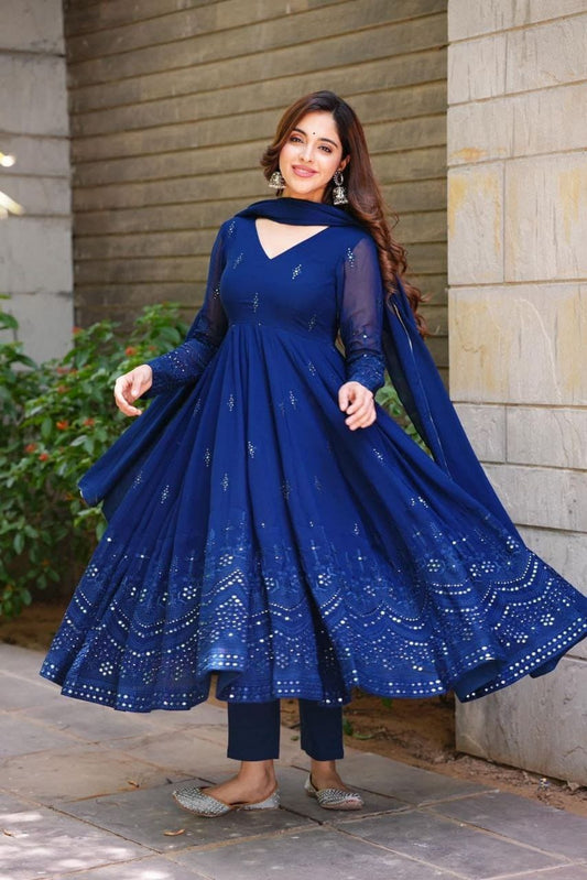 Georgette anarkali