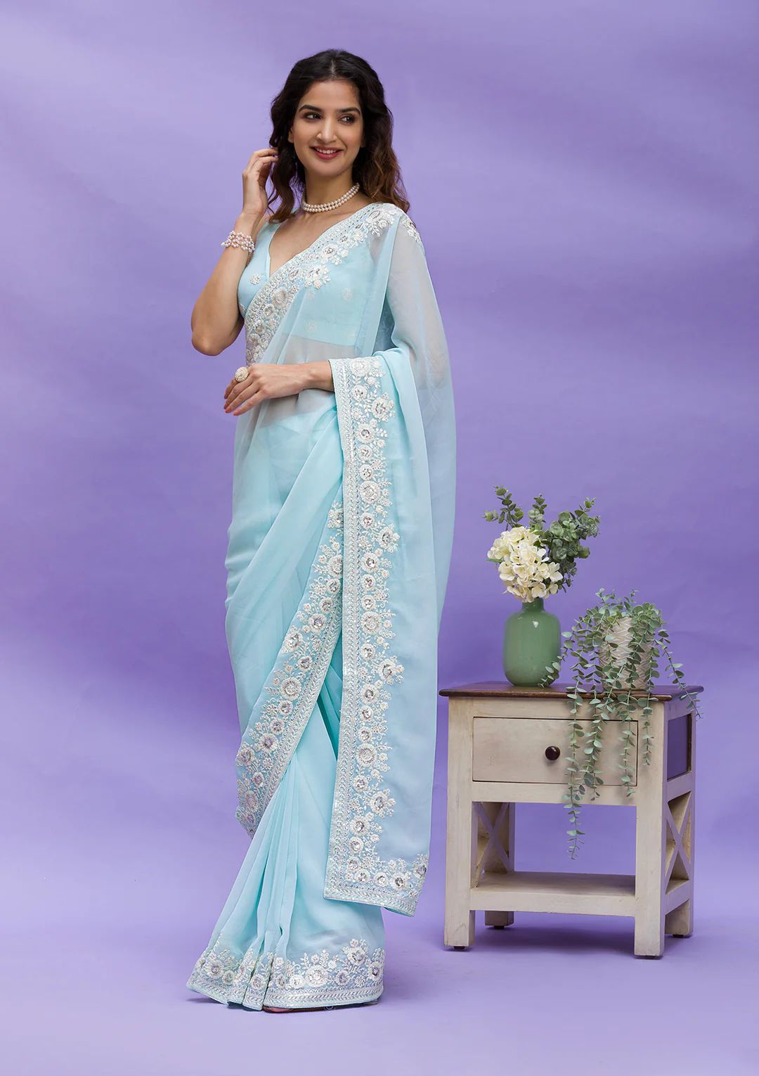 Georgette saree