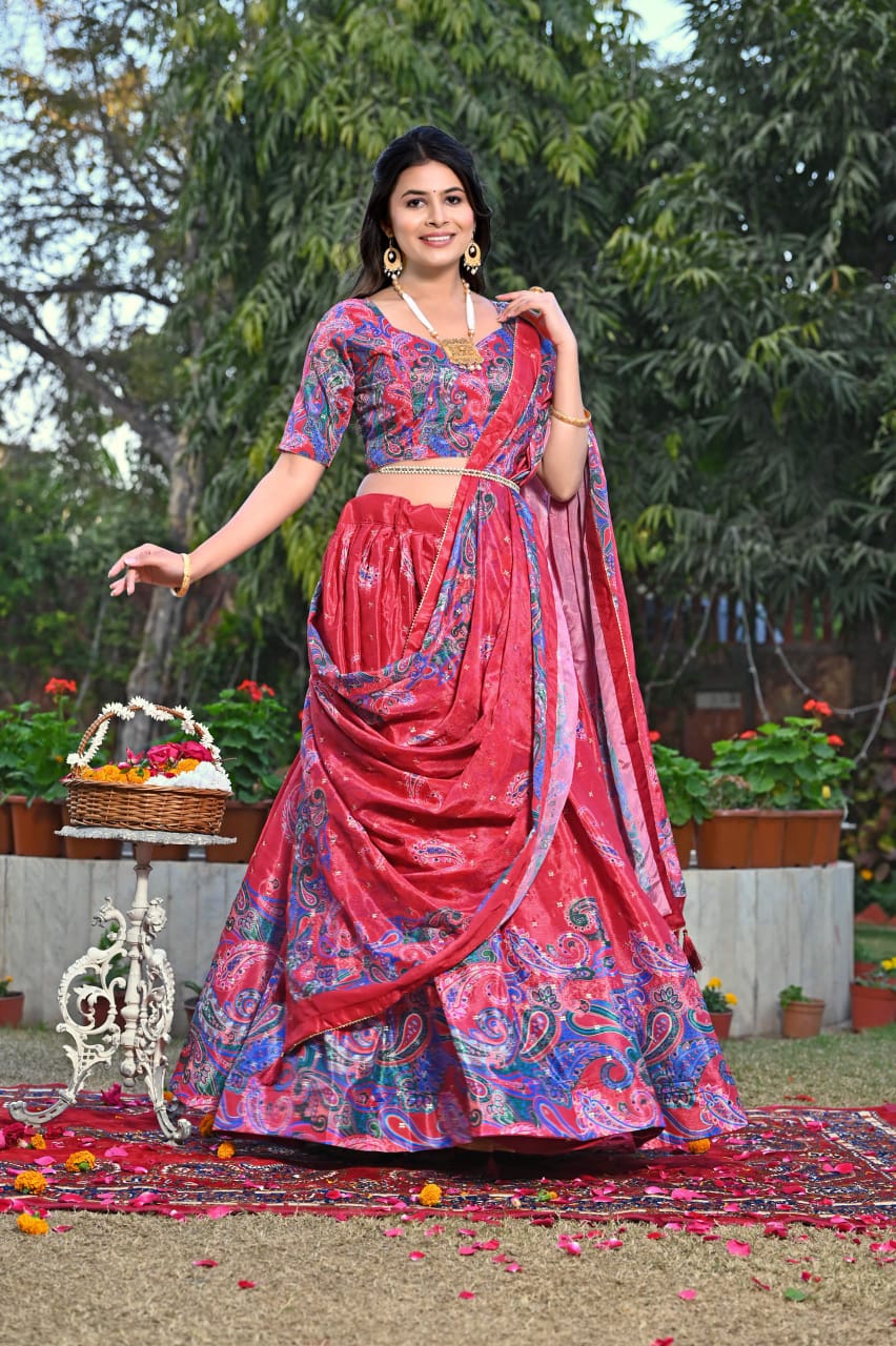 Chinnon lehenga choli