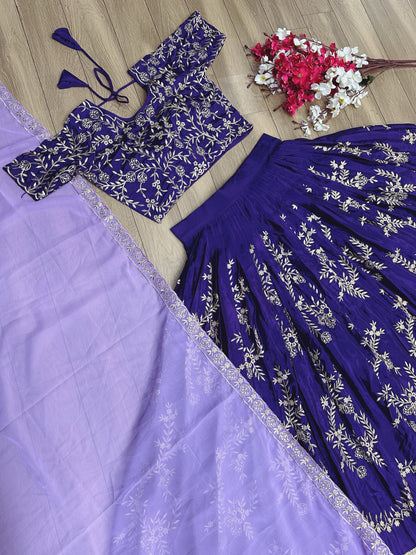 Chinnon lehenga choli