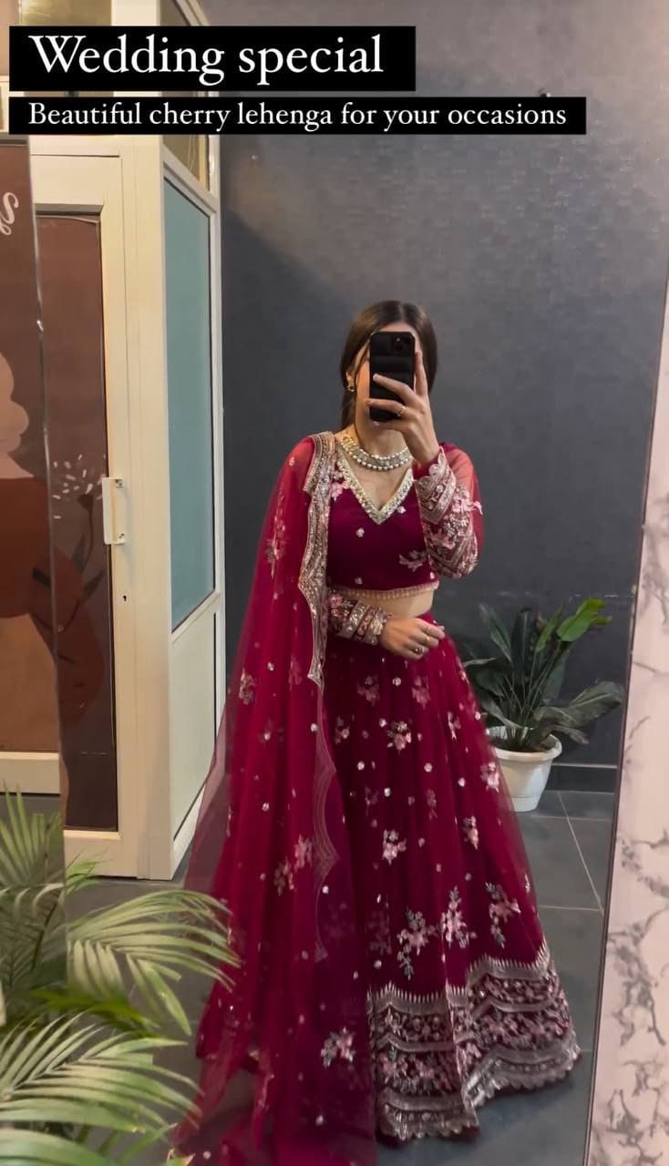 Georgette lehenga choli