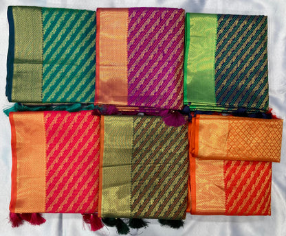 Soft banarasi silk saree