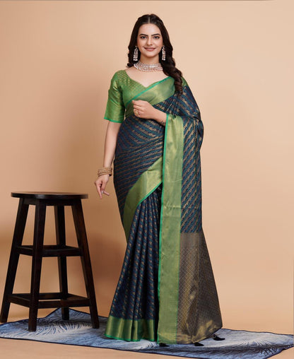 Soft banarasi silk saree