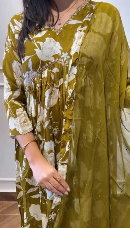 Chinnon  silk gown