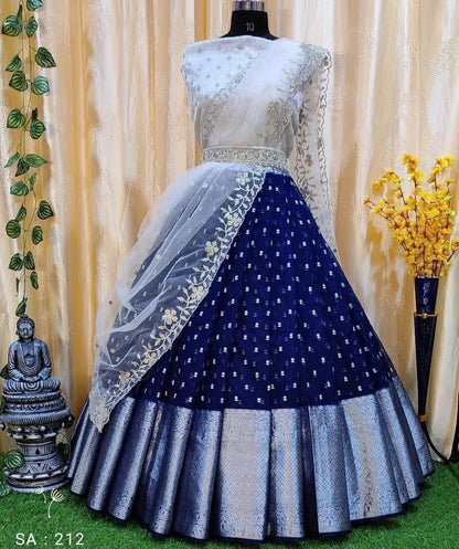 Kanchi organza silk lehenga choli