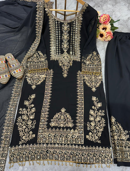 Fox georgette sharara suit