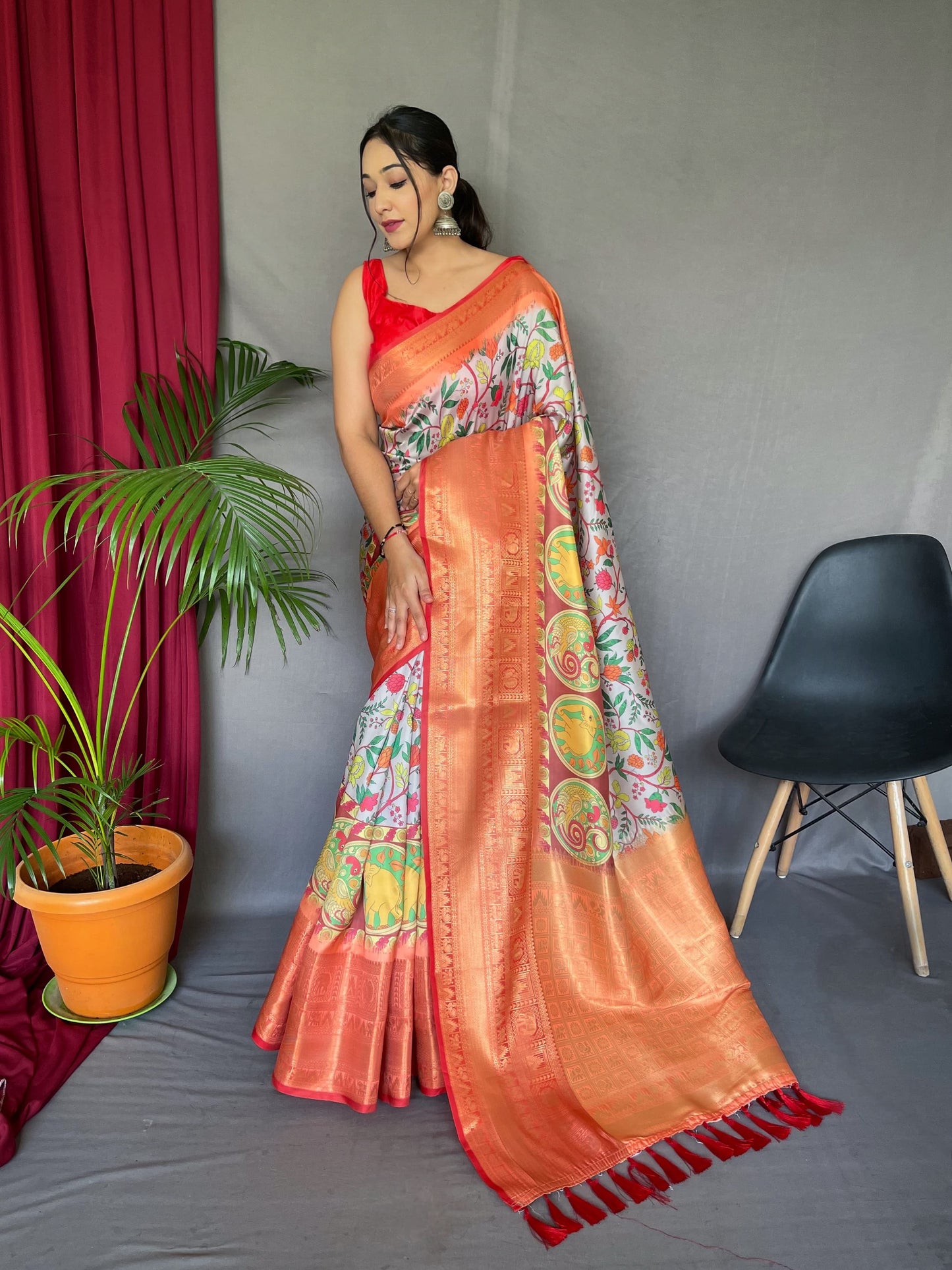 Kalamkari saree