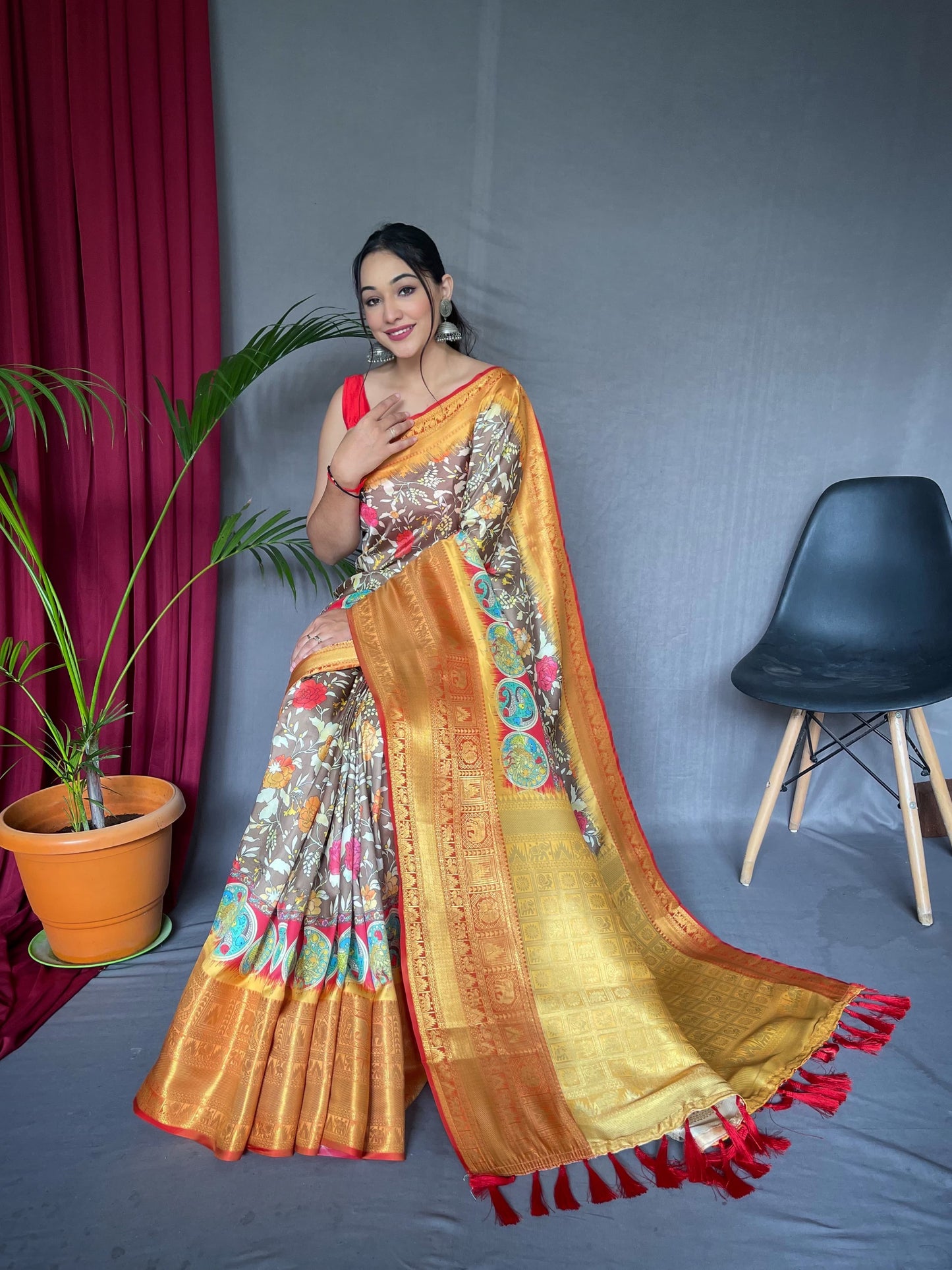 Kalamkari saree