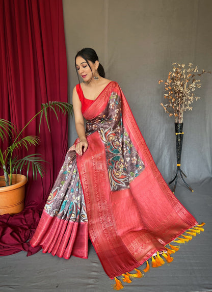 Kalamkari saree