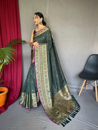 Jacquard weaving saree