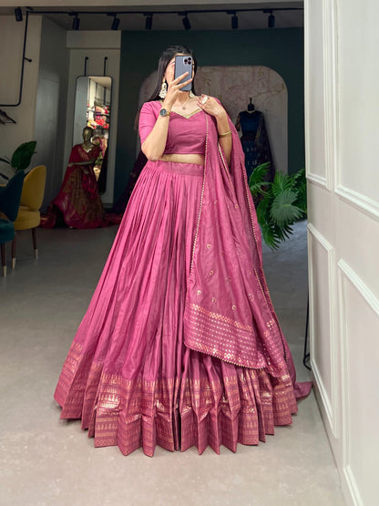 Pure chenderi lehenga choli