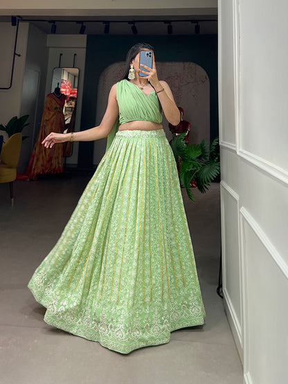 Georgette lehenga choli