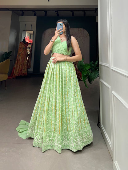 Georgette lehenga choli