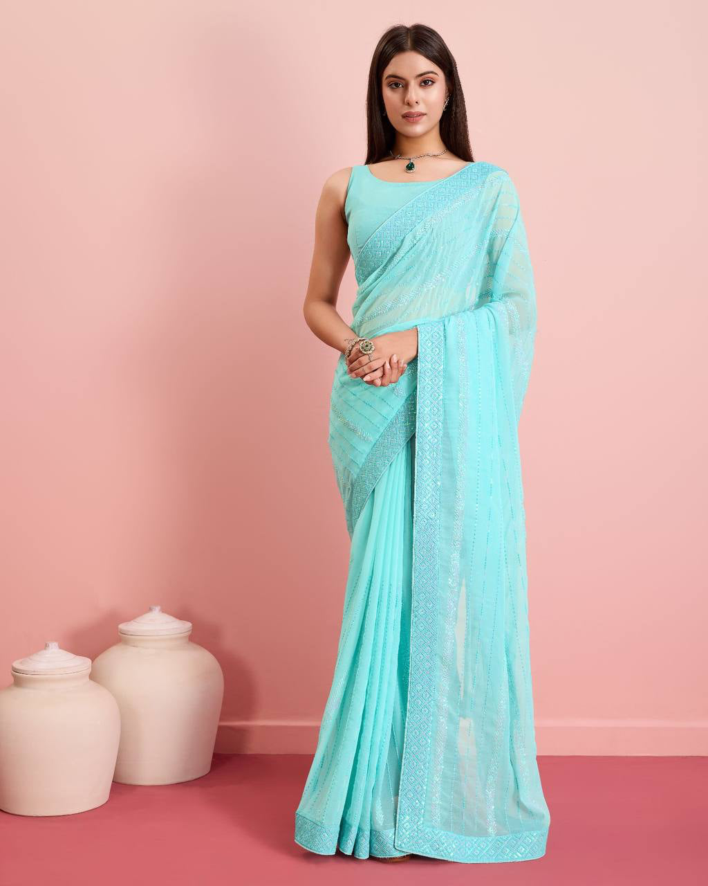 Georgette saree