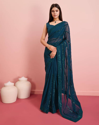 Georgette saree