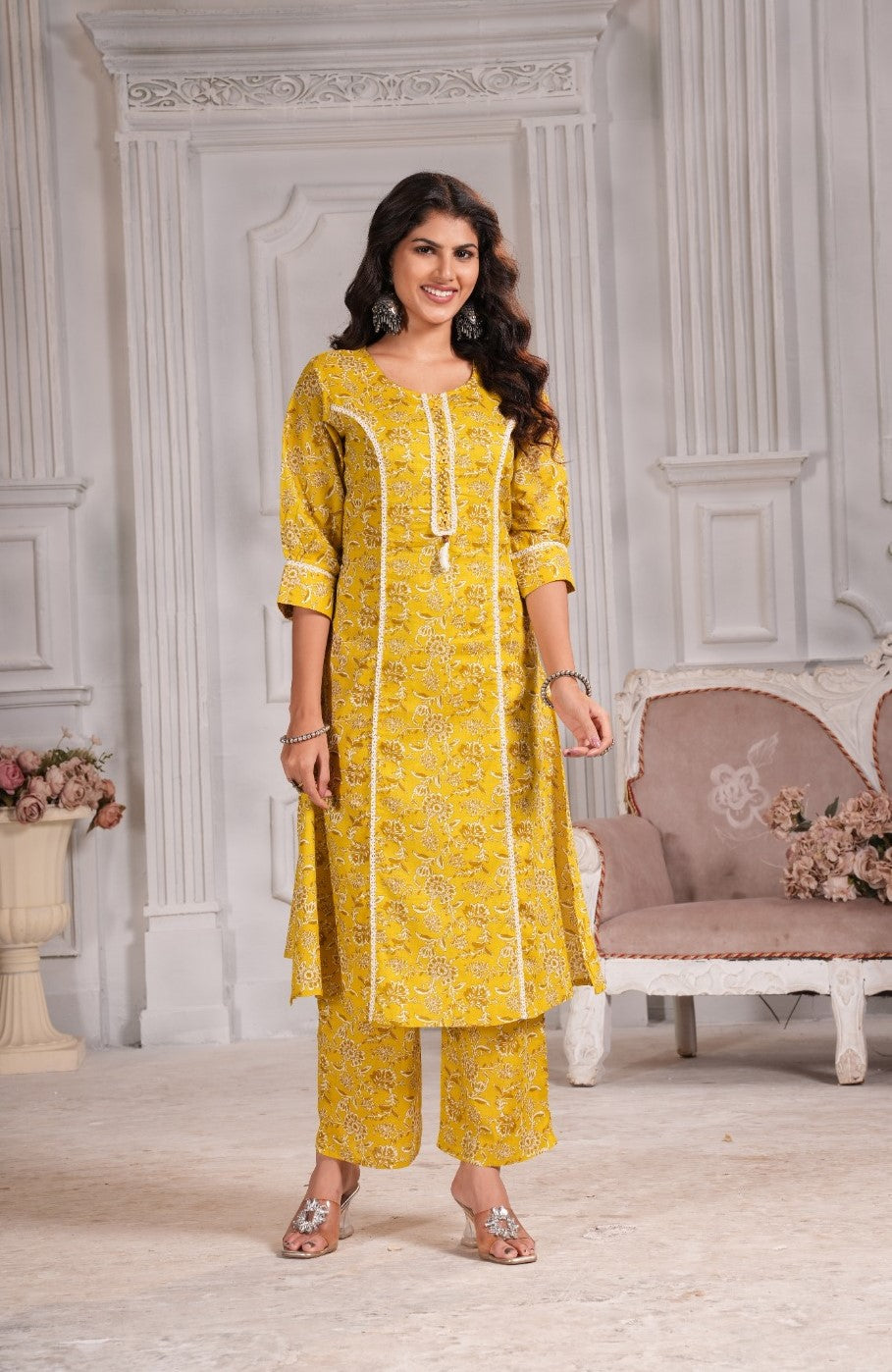 A-Line Princes Cut Kurti