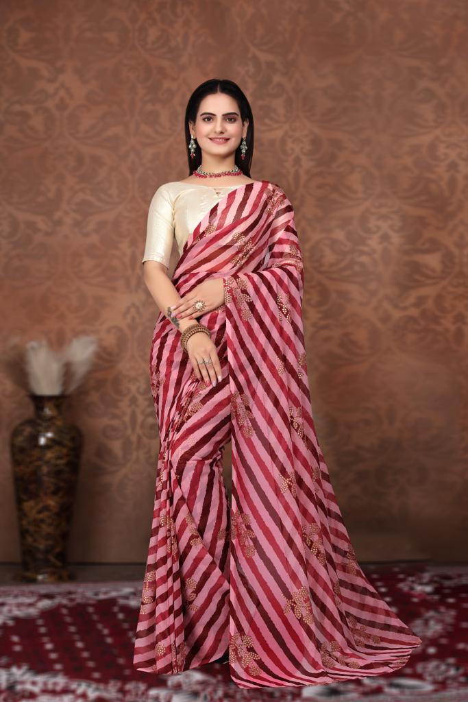 Georgette ready to wear saree