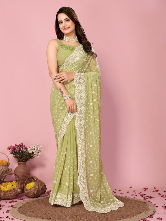 Georgette saree