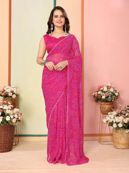 Georgette ready to wear saree