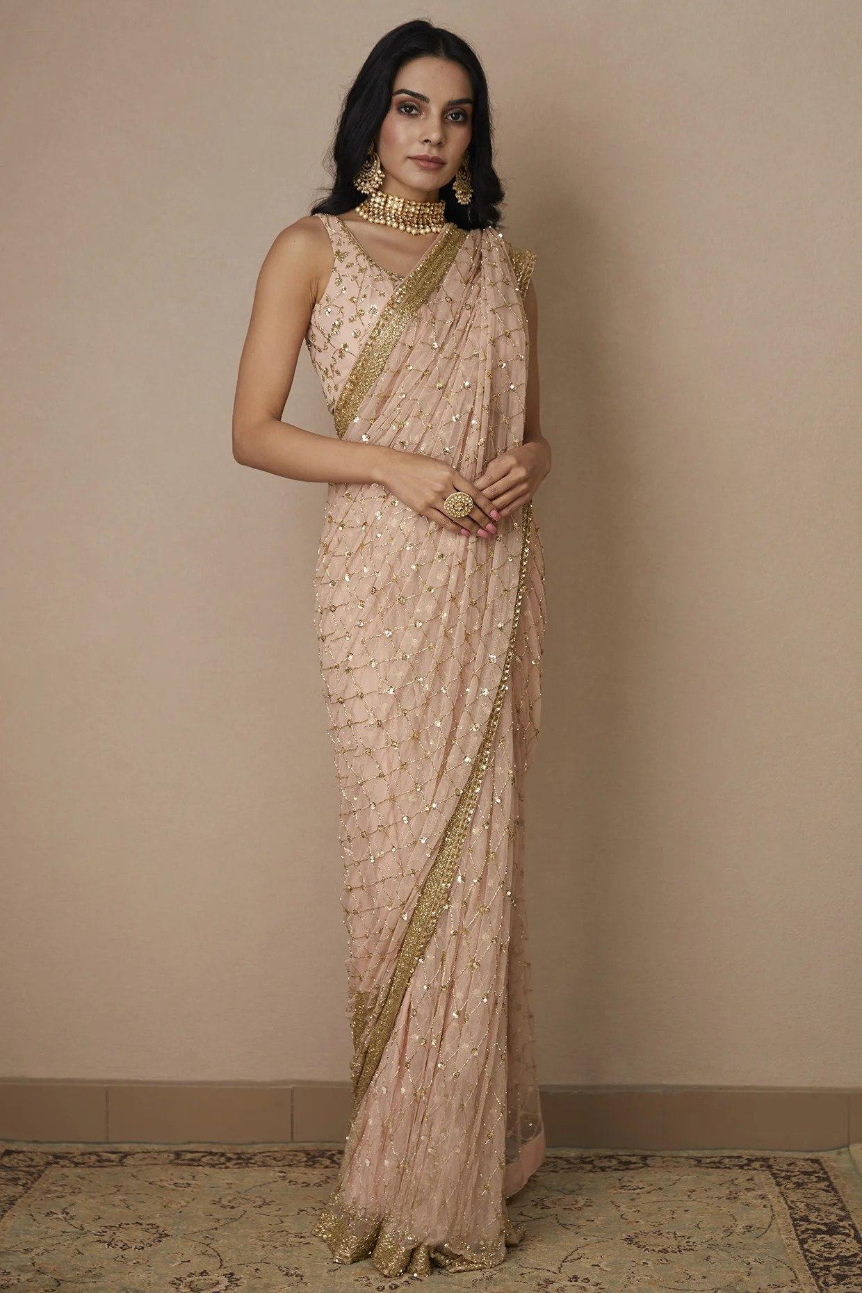 Soft butterfly net saree