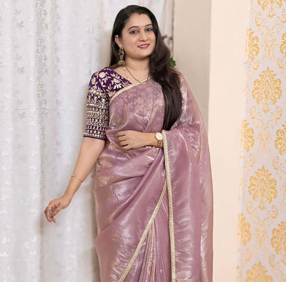 Tissue silk saree