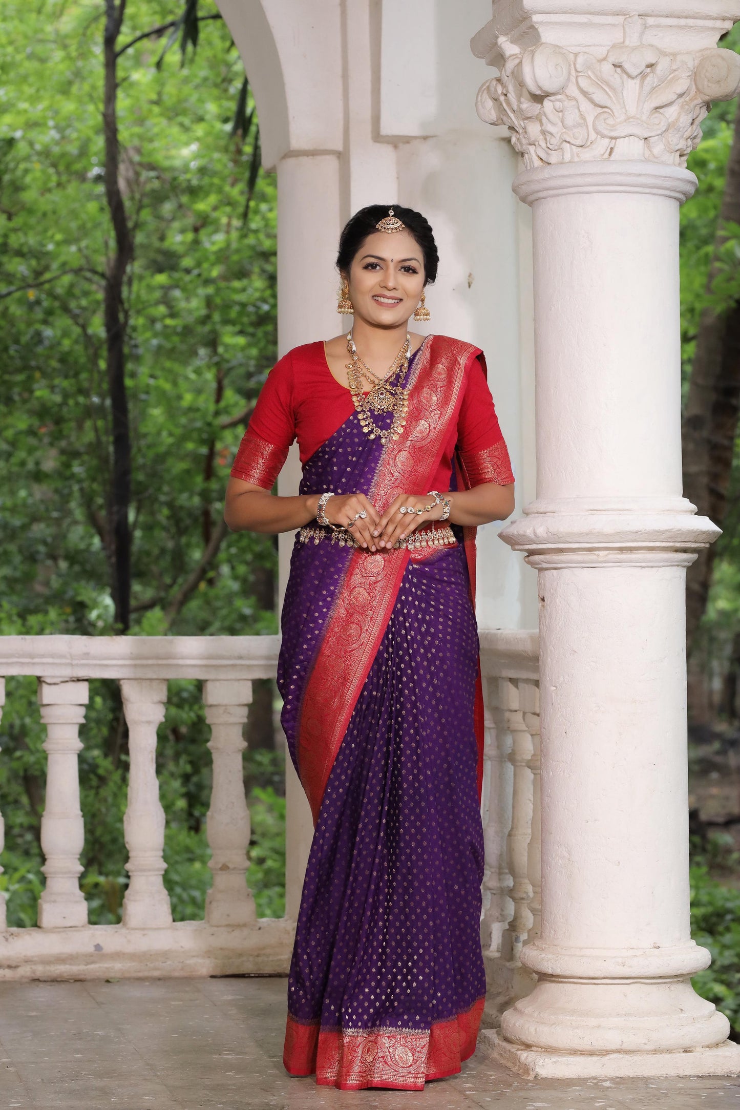 Pure soft georgette silk saree