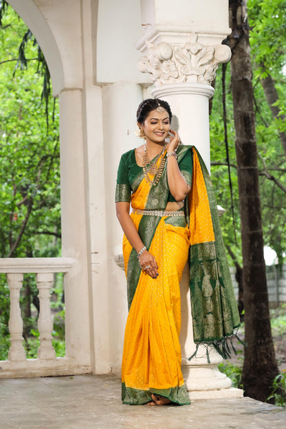 Pure soft georgette silk saree