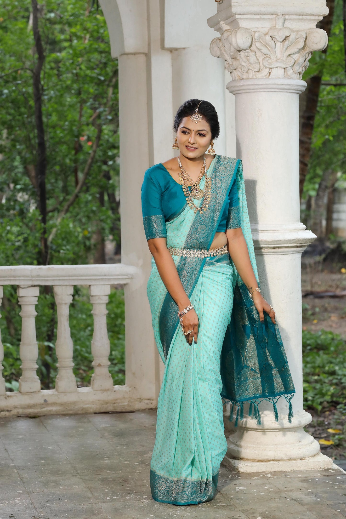 Pure soft georgette silk saree