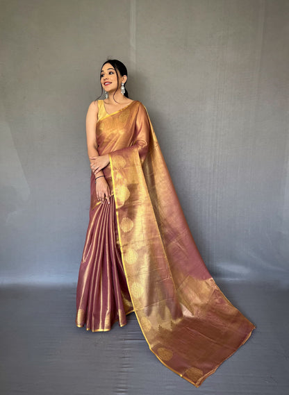 Tissue silk saree