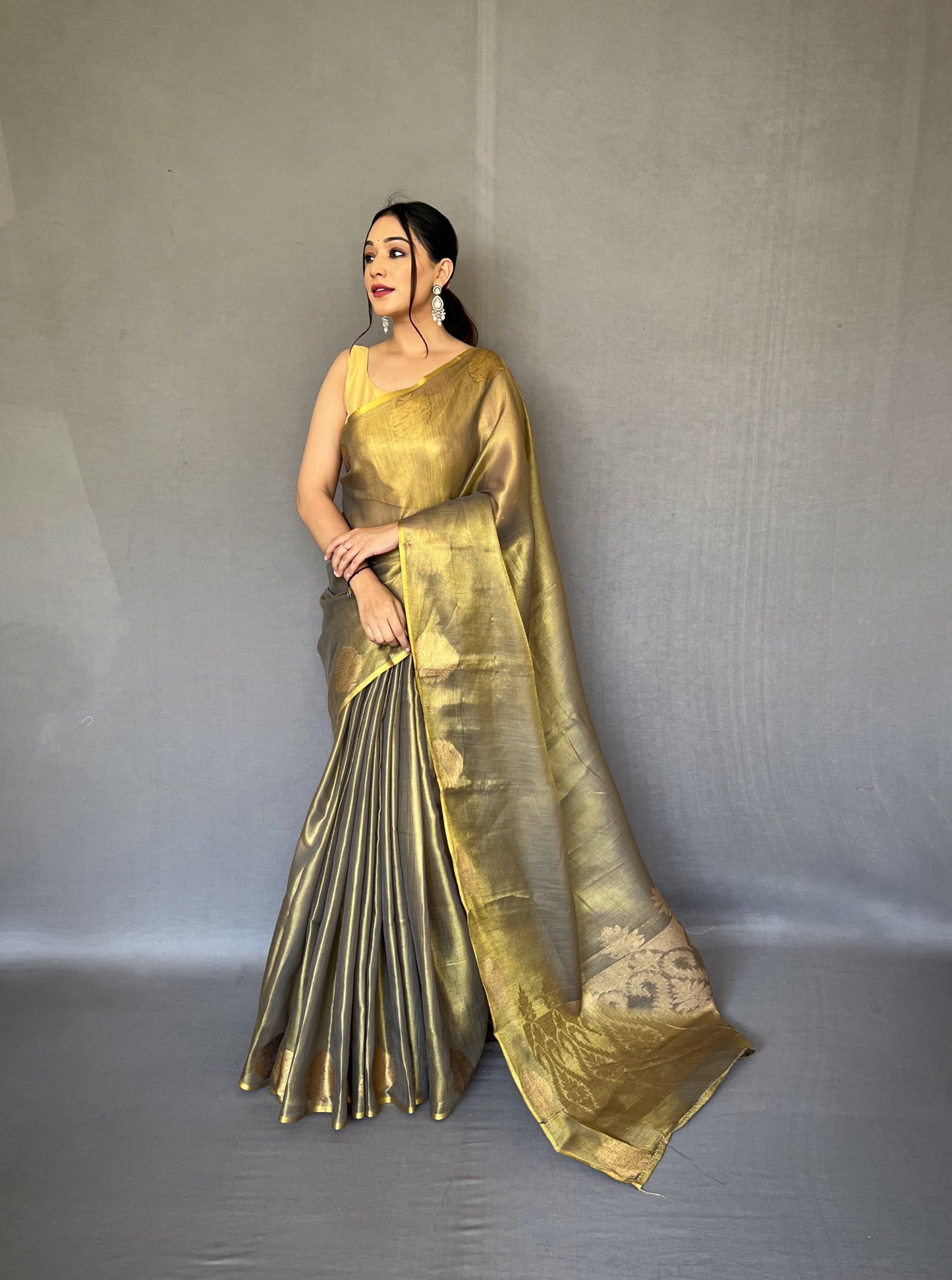 Tissue silk saree