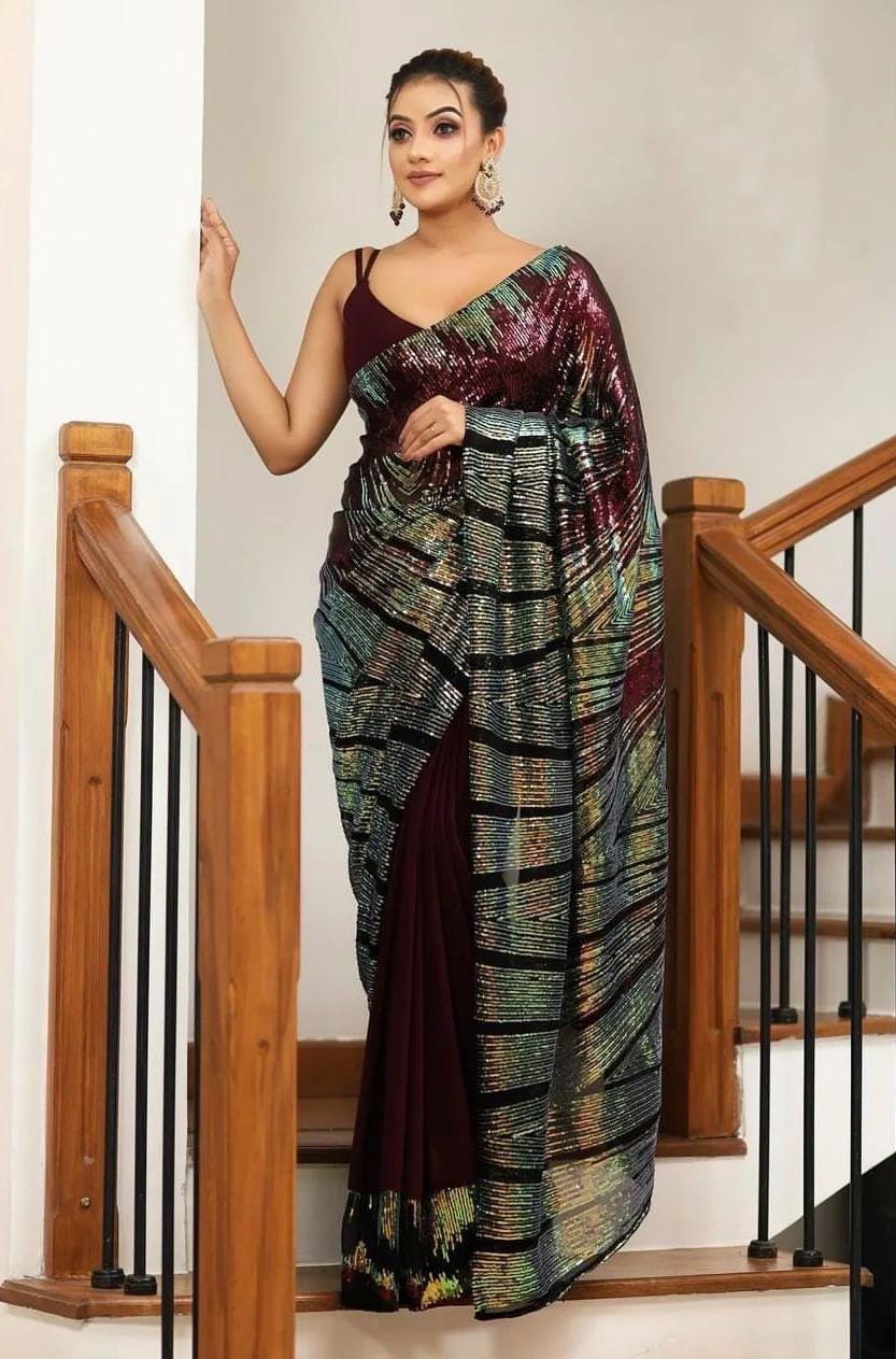 Georgette saree