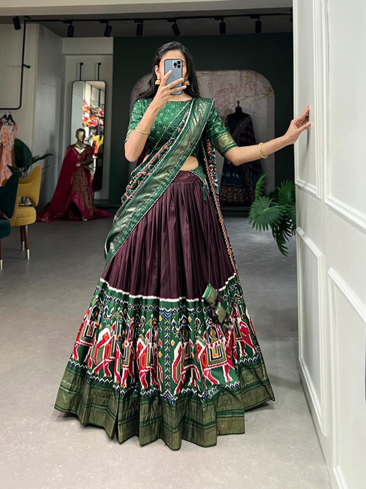 Dola silk lehenga choli