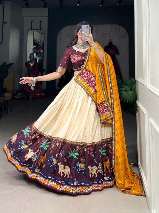 Dola silk lehenga choli