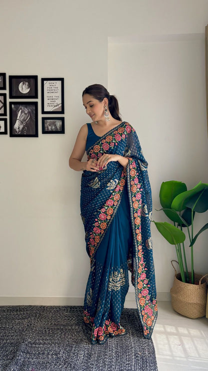 Georgette saree