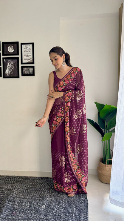 Georgette saree