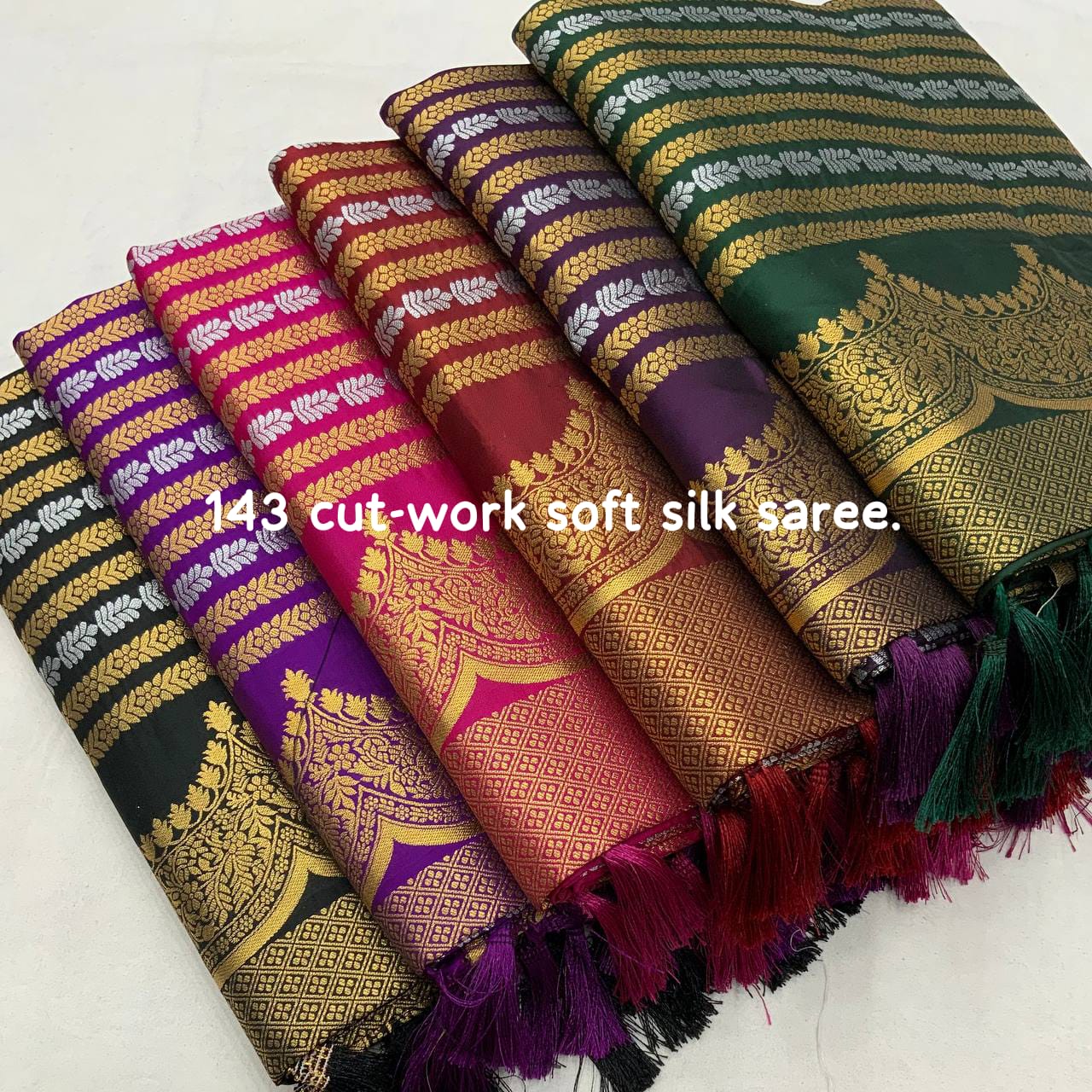 Soft banarasi silk saree