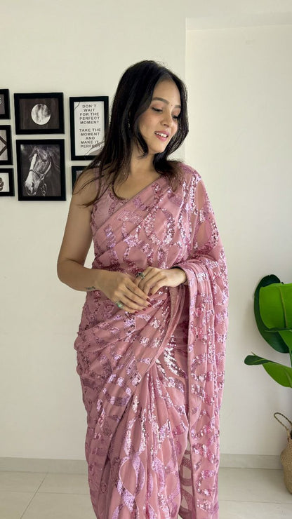 Georgette saree