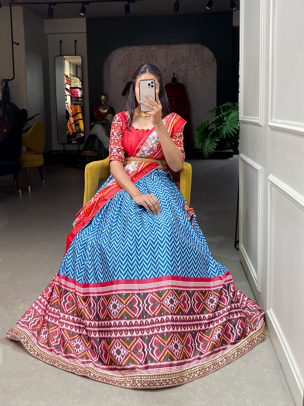 Chinnon lehenga choli