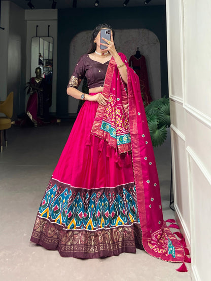 Dola silk lehenga choli