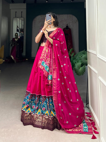 Dola silk lehenga choli