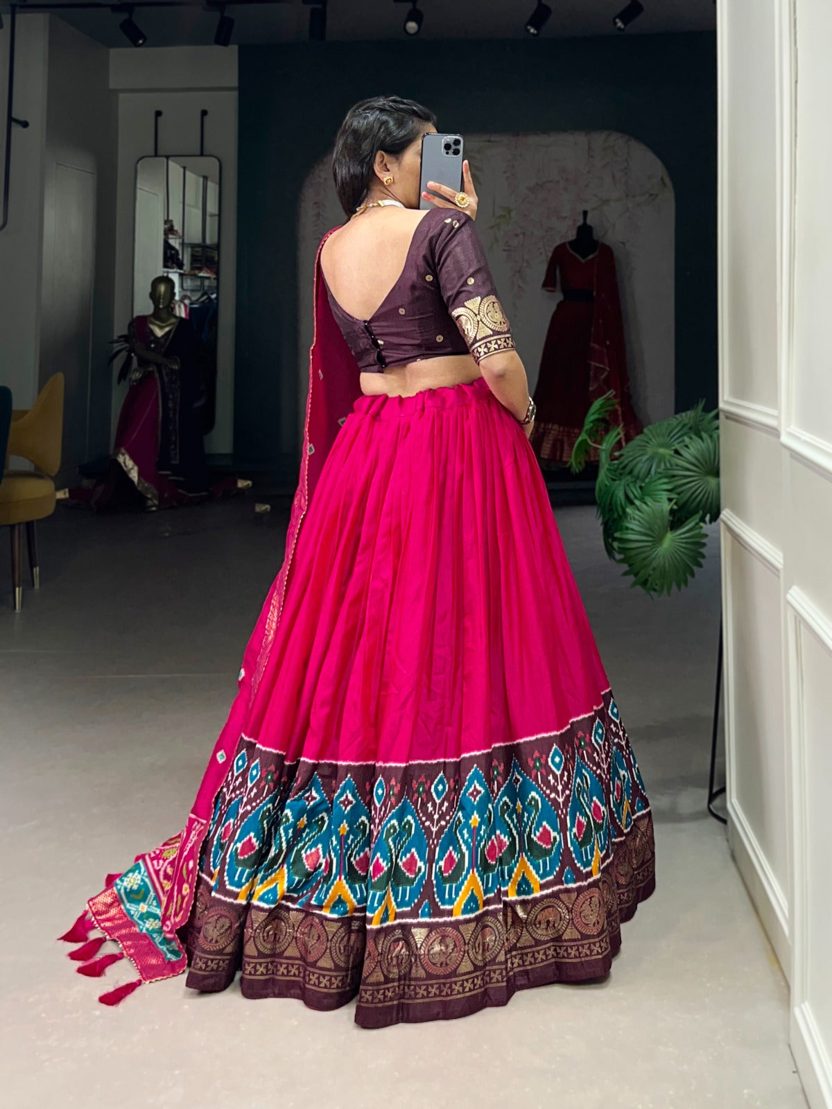 Dola silk lehenga choli