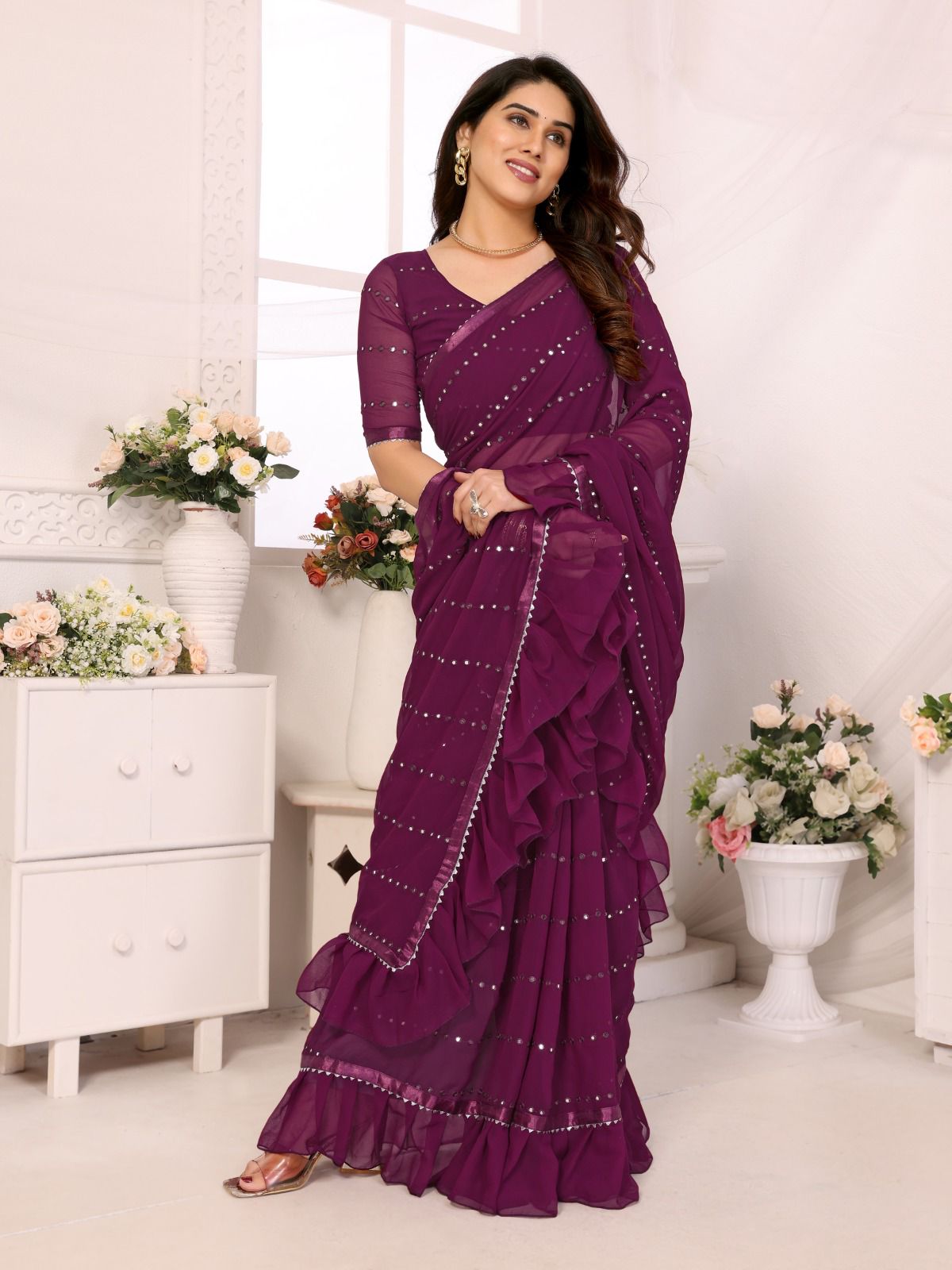 Georgette saree