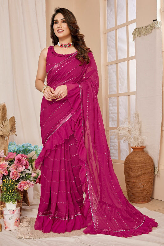 Georgette saree