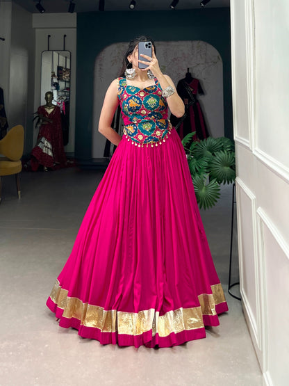 Pure reyon lehenga choli