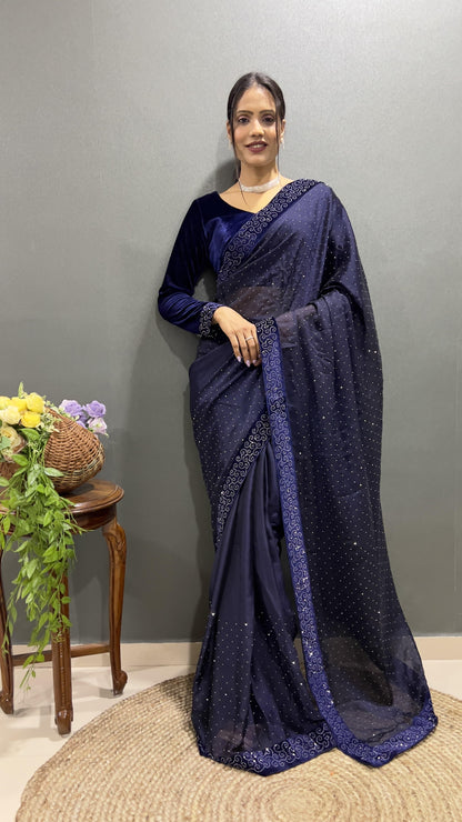 Rangoli silk ready to wear saree